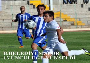 B.Belediyesispor 13'üncü sırada